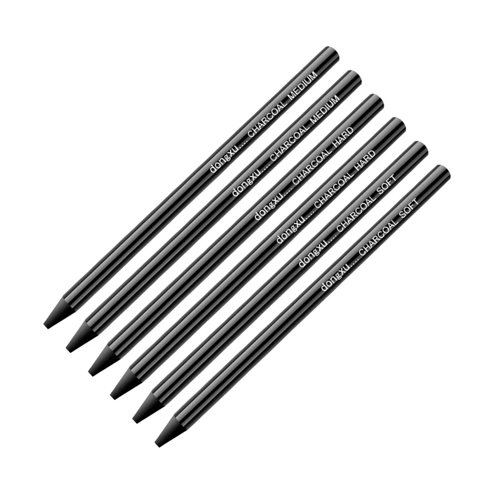 6 Pieces Sketch Carbon Strips Sketcher Artist Multipurpose Stationary Supplies Gallery Painting Home Practical Sketching Pencil