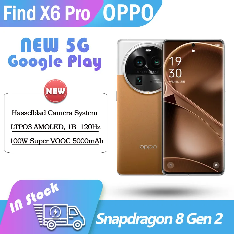 NEW OPPO Find X6 Pro 5G Snapdragon 8 Gen 2 Android 13 100W SuperVOOC  5000mAh 50MP OIS Camera google Play OTA NFC X6