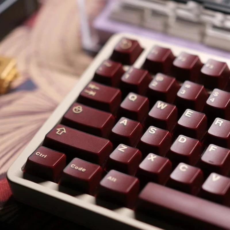 Echome-romã Keyboard Cap Grupo Tema Wine Abs Dupla Camada Translúcido Perfil Cereja Keycap para Teclado Mecânico - Imagem 5
