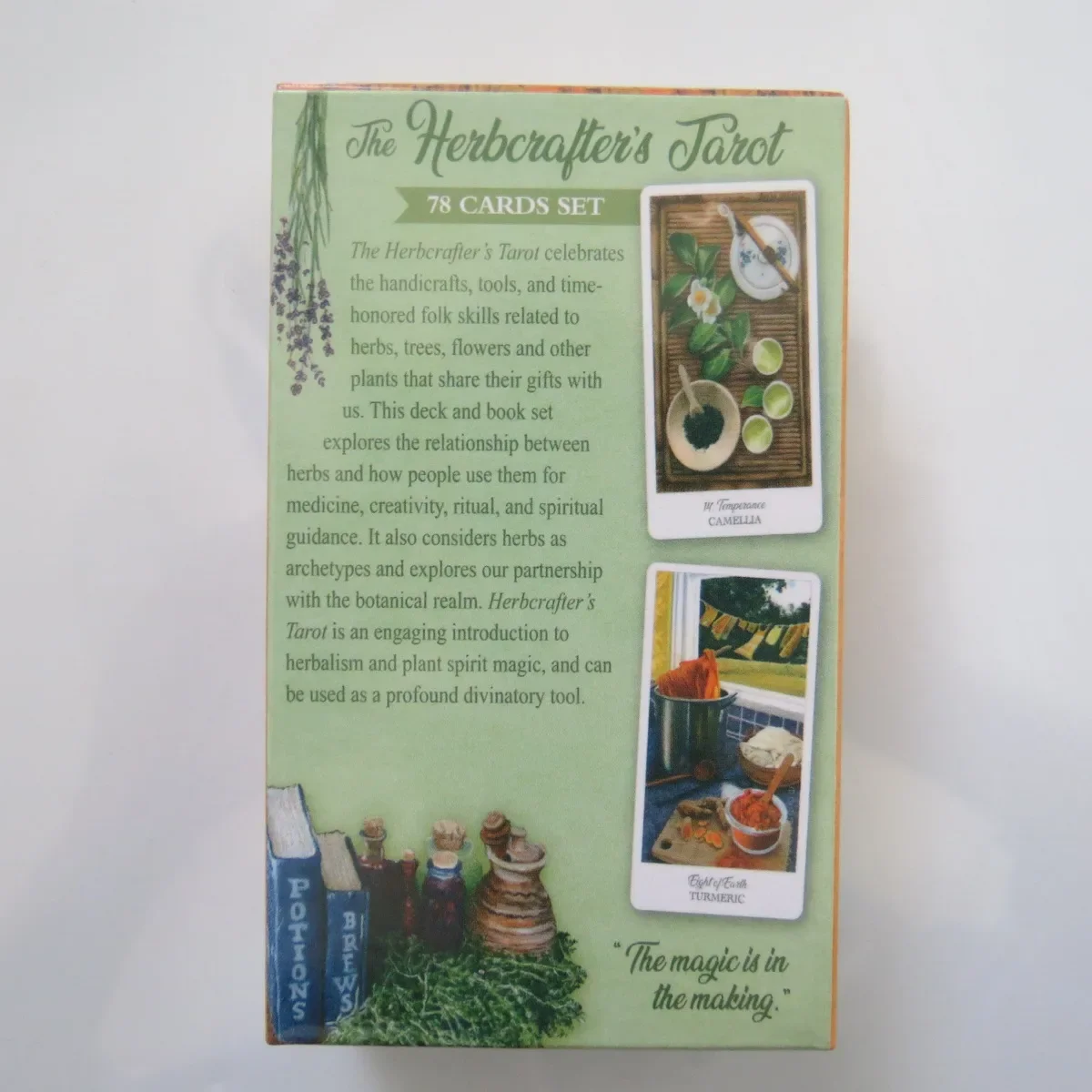 new Tarot deck oracles cards mysterious divination The Herbcrafters tarot cards for women girls cards game board game 2
