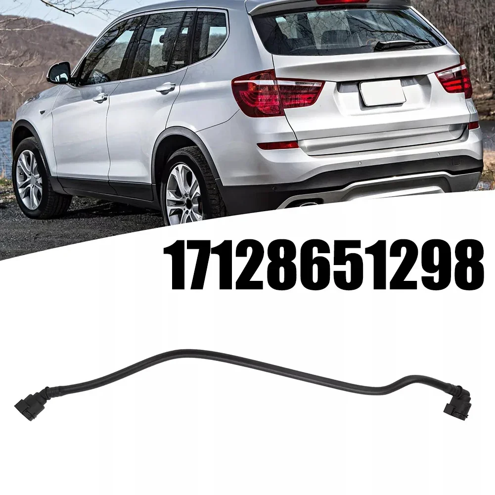 1pc Car Engine Coolant Over Flow Hose Tube For BMW X3 X4 2011- L4 17128651298 Replacement Automobiles Parts Engine Radiator Hose Connector