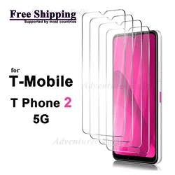 Premium 9H Tempered Glass Screen Protector - Crystal Clear, Anti - Scratch, Case - Friendly for 3 pcs (For T Phone 2 5g)