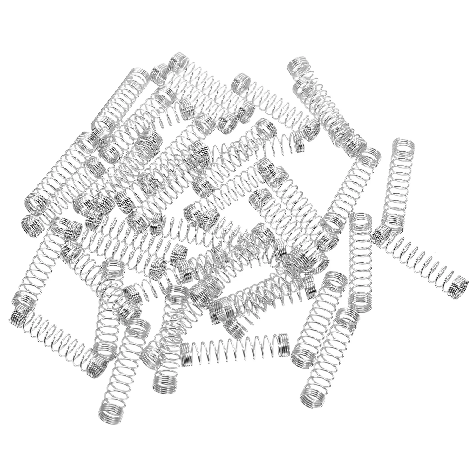 50 Stück kleine Druckfedern aus Edelstahl für Kugelschreiber, 0,4 mm Drahtdurchmesser, 4,5 mm Außendurchmesser, 18 mm Länge, Stift-Reparatur-Set – Detail 4