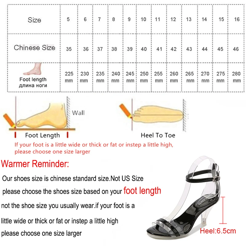 Size & Heel Measurement Guide