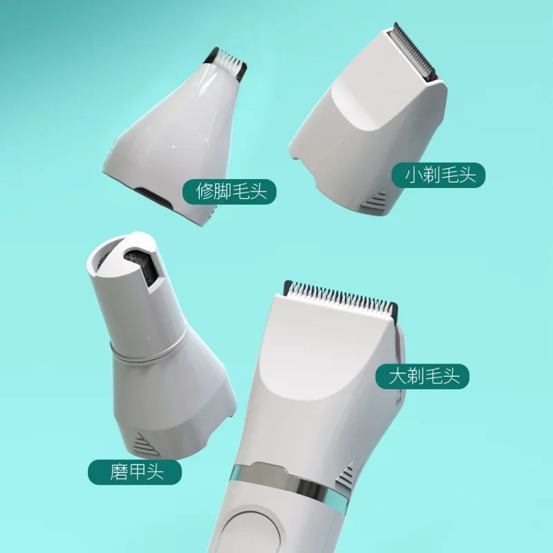 4 in 1 Pet Electric Hair Clipper with 4 Blades Grooming Trimmer Nail Grinder Professional Recharge Haircut For Dogs Cat pet clipper dog hair trimmer pet hair trimmer dog clipper pet nail grinder