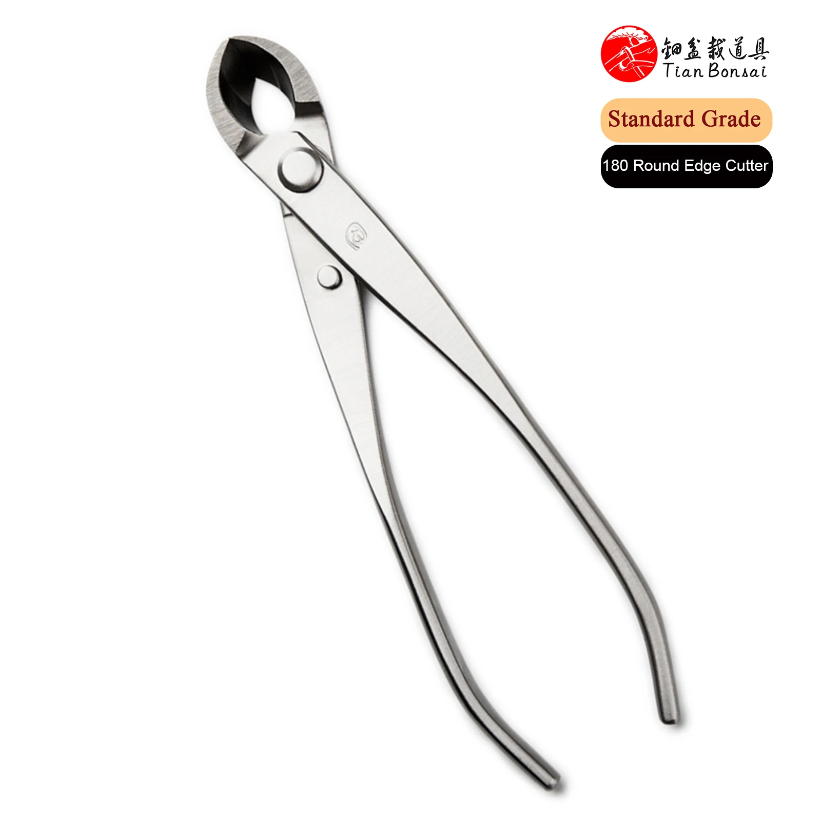 Standard Grade 180 mm Round Edge Cutter 3Cr13 Alloy Steel Bonsai Tools
