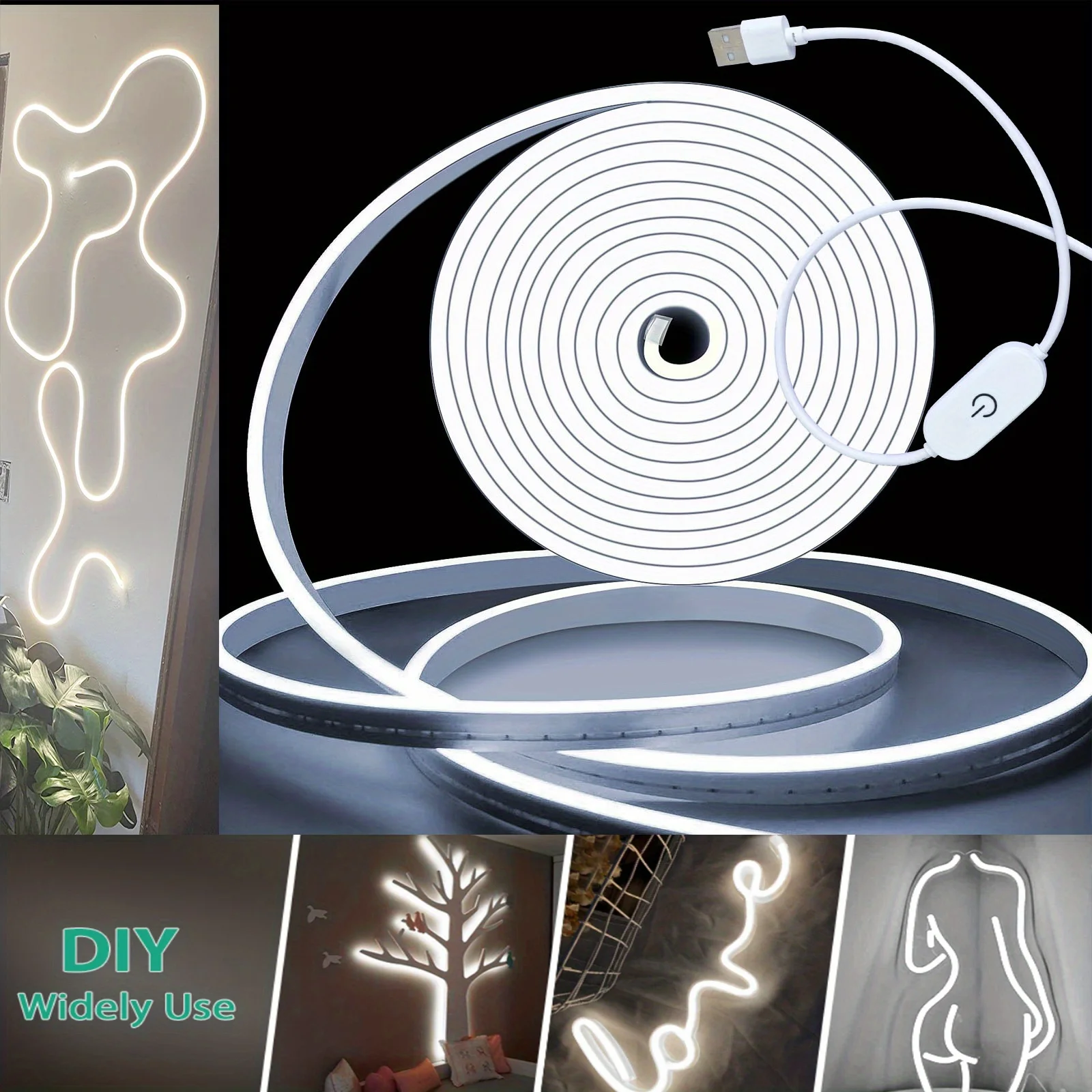 Neon-LED-Light-Strip-Smart-Touch-Sensor-Switch-Dimmable-Neon-Sign ...