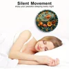 Silent Aluminum Wall Clock with Tropical Fish Design - Perfect for Bedroom & Valentine'S Day Decor Wall Clock Modern Design 3