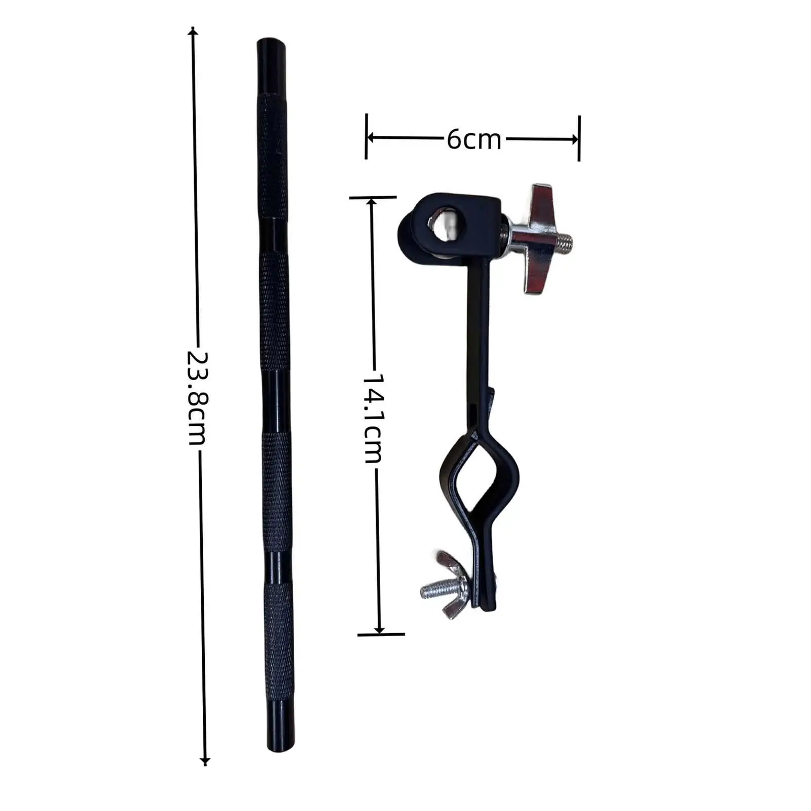 Cowbell with Clamp Instrument Adjustable for New Year Concert Football Game