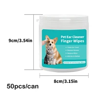 Pet cleaning products Ear cleaning wipes Ear care fingertips Ear mite removal Cat and dog ear cleaning pet products 6