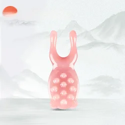 Revitalizing Guasha Facial and Eye Massager for Enhanced Lift and Puff Reduction (Nose lifter-Pink)