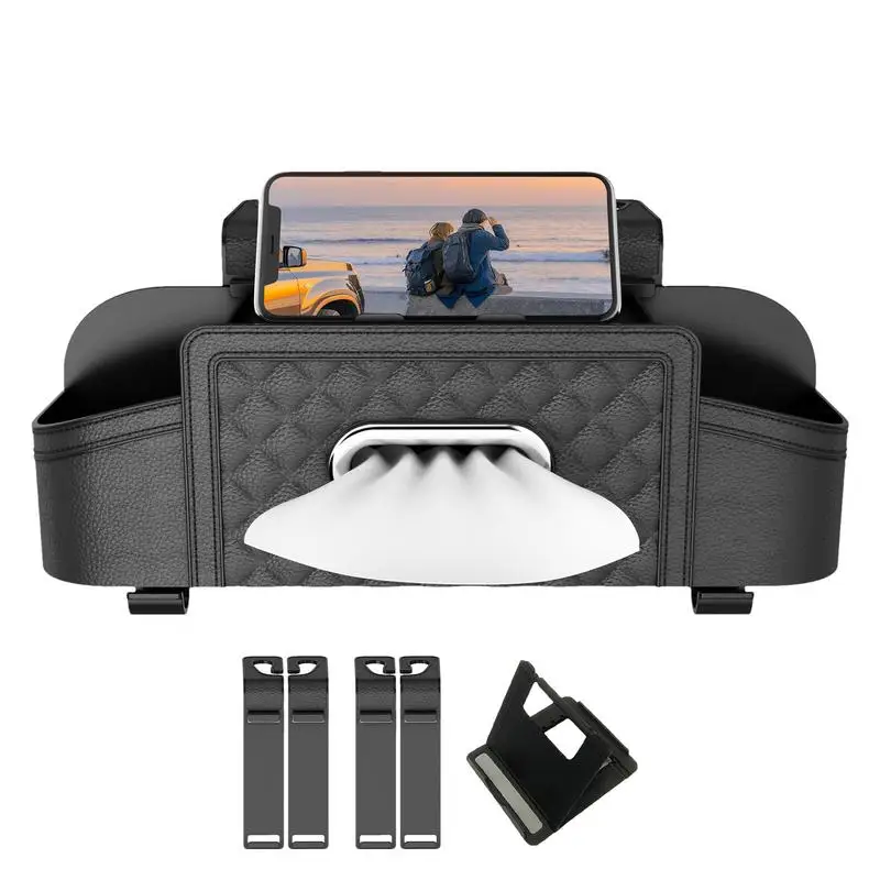 

Органайзер для хранения на заднее сиденье автомобиля, сверхмощный Органайзер на спинку сиденья, Водонепроницаемый Многофункциональный Органайзер на заднее сиденье с защитой от пятен