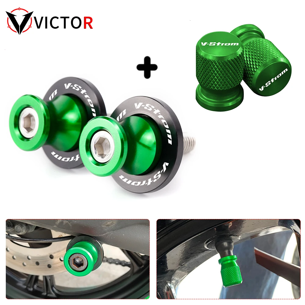 

For Suzuki VSTROM 650 250 DL250 650 1000 V-Strom650 V Strom 1000XT Motorcycle Accessories M8 Swingarm Spools Slider Stand Screw