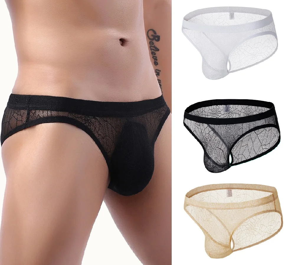 

3pcs Males Sexy Erotic Panties Summer Plus Size Fashion Cartoon Mens Breathable Comfortable Low-Rise Briefs Lingerie Wholesale