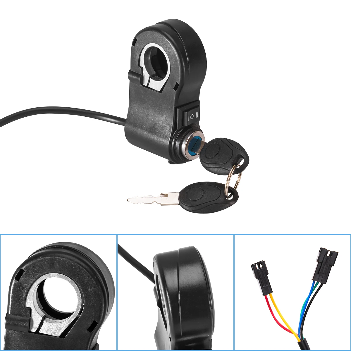 Ignition Key Switch Electric Bike Ignition Switch Electric Scooter