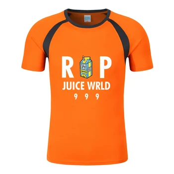 Juice WRLD Print Broadcloth Tops Fashionable Regular Solid O-neck Tops 4