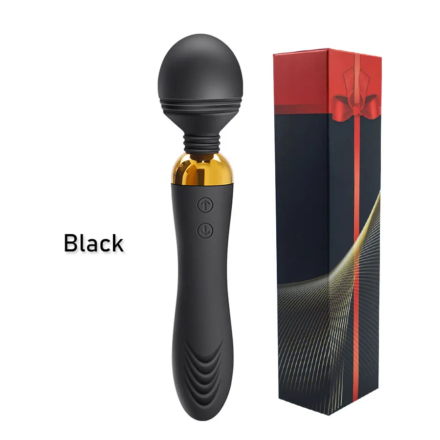 Dual Magic Wand AV Vibrator G-Punkt-Massage Klitoris Stimulieren.l Vibrierende 18 Modi Erwachsene Sex-Spielzeug für Frau_voghion.com