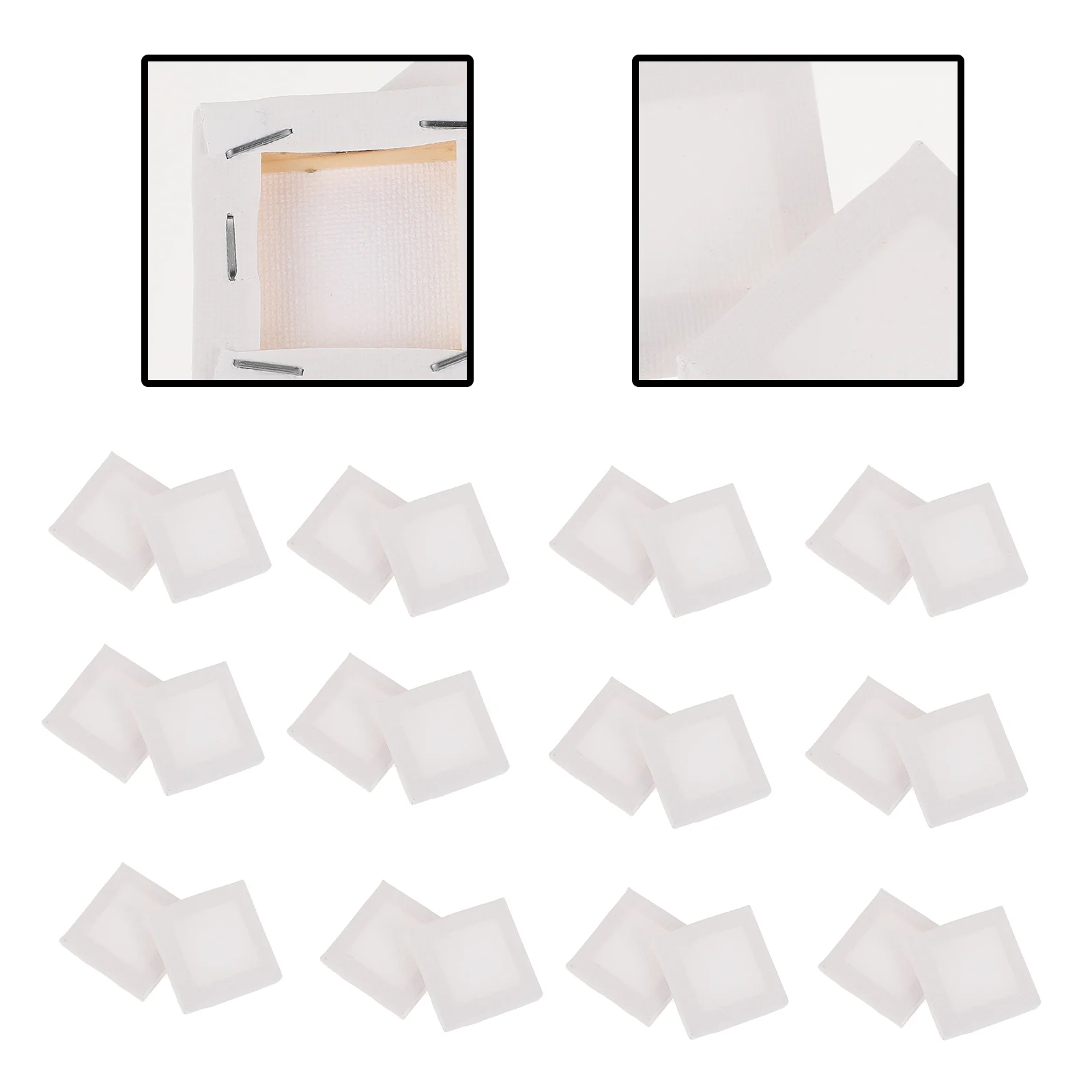 Canvas Painting Board Mini Blank Panels Frames Stretched Canvases Primed White Frame Boards Flat Artist Panel Oil Acrylics newborn photography props mini drawing board and paintbrush baby hats the painter cap artist theme accessories studio props