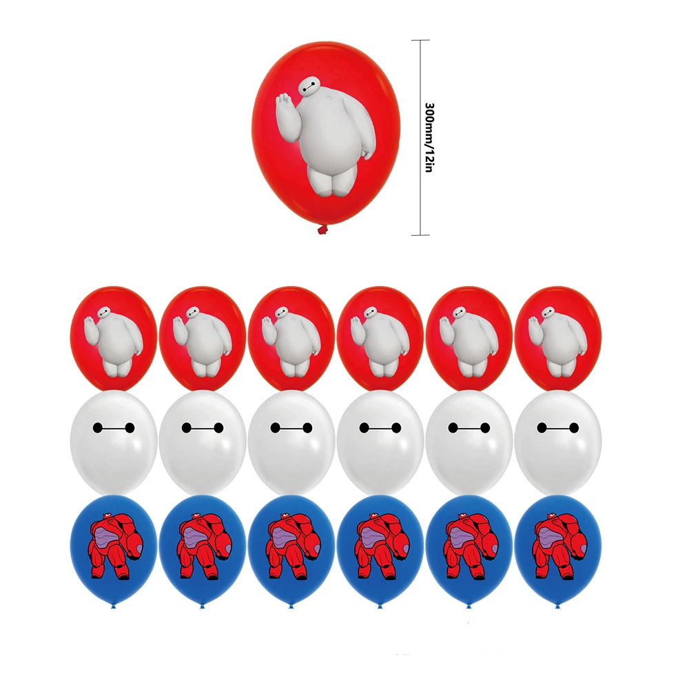 

Cartoon Big Hero 6 Latex Balloon Happy Birthday Party Decoration Supply Kids Toys Super Hero Baymax Gift Wedding Home Decor