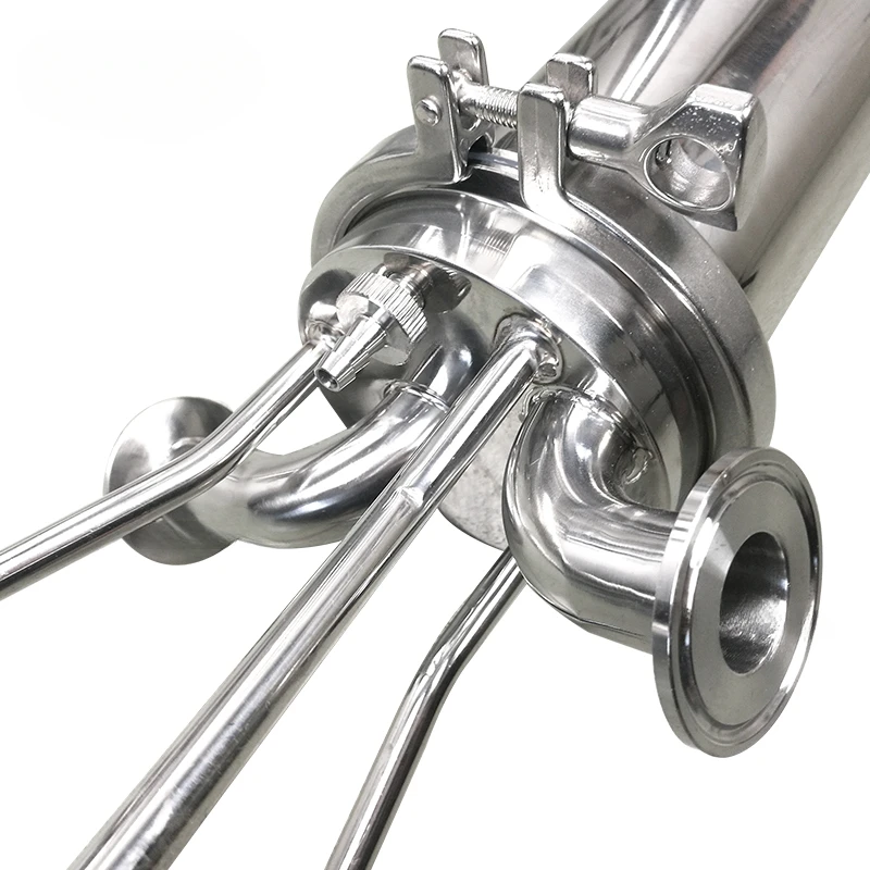 

Stainless steel water filter housing 0.2 micron pore membrane filter for water treatment precision high end liquid filter