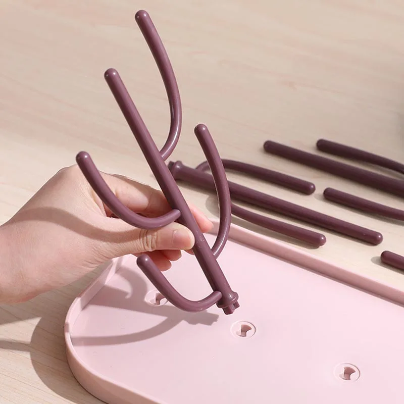 Baby Feeding Bottle Drain Rack Nipple Feeding Cup Holder Storage Drying Rack Bottle Cleaning and Drying Machine