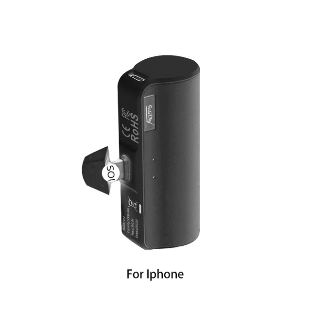 6097 Power Bank 3300mAh External Battery Wireless Charging For iPhone 13 Pocket Mini Power Bank mobile phone charger For Xiaomi For Apple