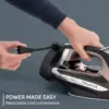 Access Stainless Steel Soleplate Steam Iron with Retractable Cord, Powerful Steam Diffusion, Auto-off, Anti-Drip, 1725 Watts 3