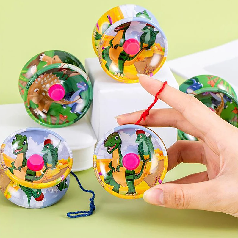 

1Pcs Durable And Stable Cartoon Cute Sleepable Rotation Alloy Dinosaur Yo-Yo Innovative Children's Kindergarten Toy Gift