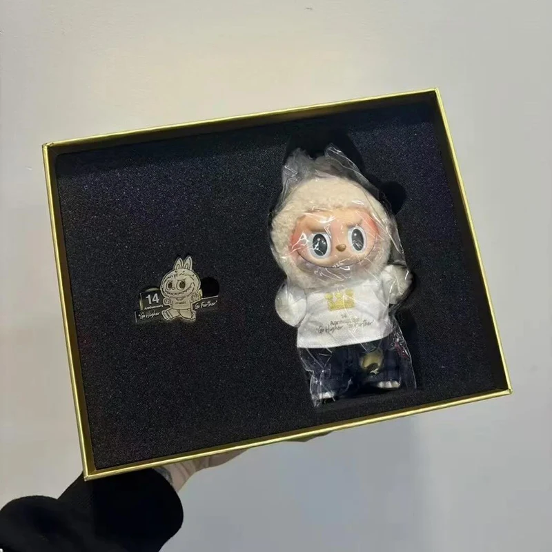 Popmart 14th Anniversary Employee Gift Box Labubu Vinyl Doll Doll Popmart 14th Anniversary Employee Gift Box Labubu Vinyl Doll Doll