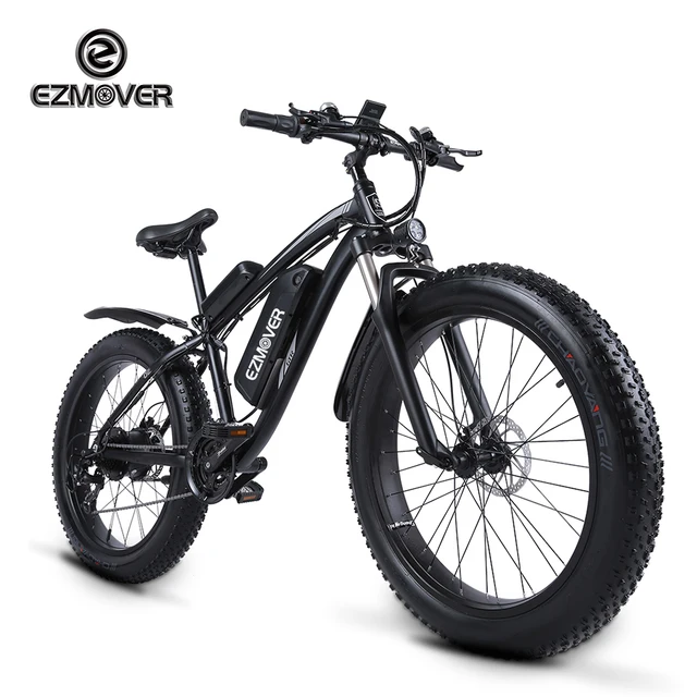 EZ02 Electric Bike 48v 1000W 4.0 Fat Tire Ebike 26 inch Snow Bike 17Ah Adult Mountain bike 40km/h Cruiser Electric Bicycle 1