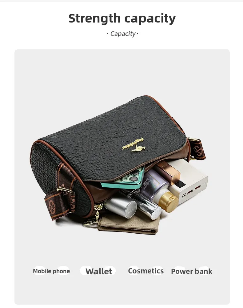 Damen-Kissentasche aus weichem Leder, stilvolle, vielseitige Handtasche mit großem Fassungsvermögen, Schulter-Crossbody-Taschen für Damen, Alltag, Arbeit, Ausflüge – Detail 5