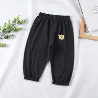 Children's Cotton Anti Mosquito Pants Baby Boys and Girls Thin Loose Casual Bloomers 1 2 3 4 5 Years Summer Kids Pants 6
