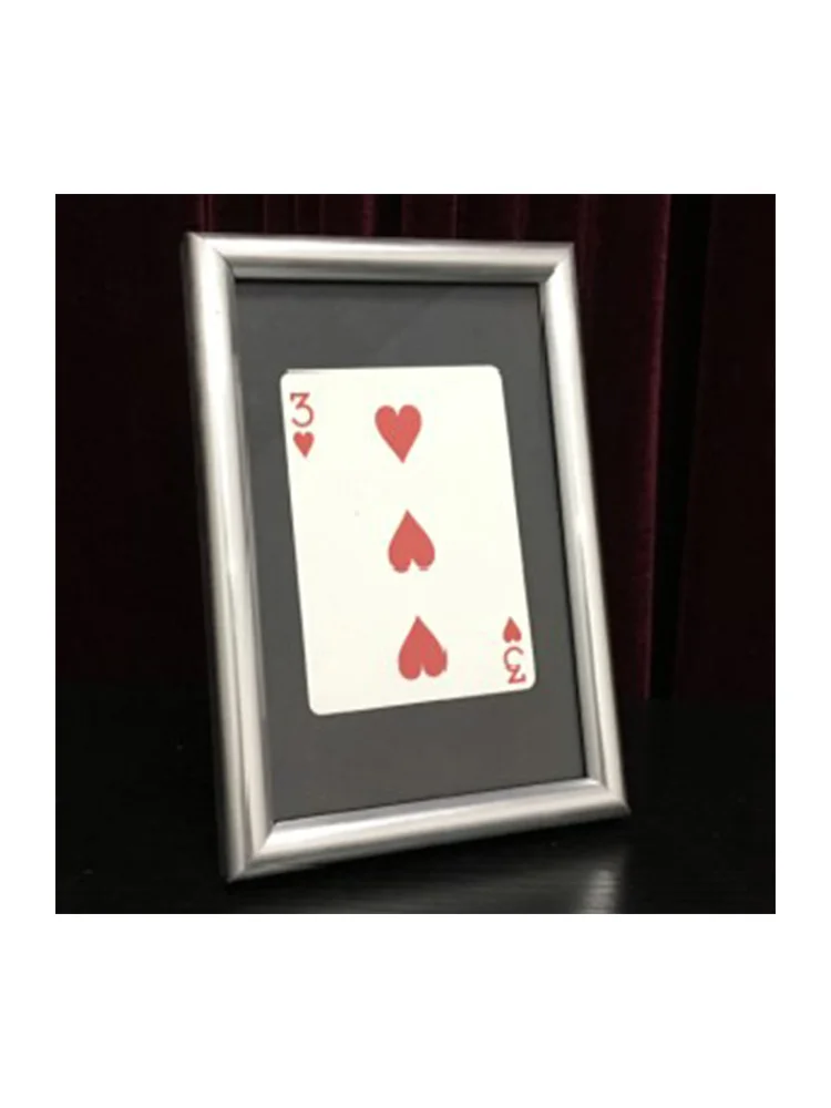 

Signed Card Thru the Frame (11cm*16cm) Japan Stage Magic Tricks Card Vanishing Illusions Magician Toys Fun Close up Magia