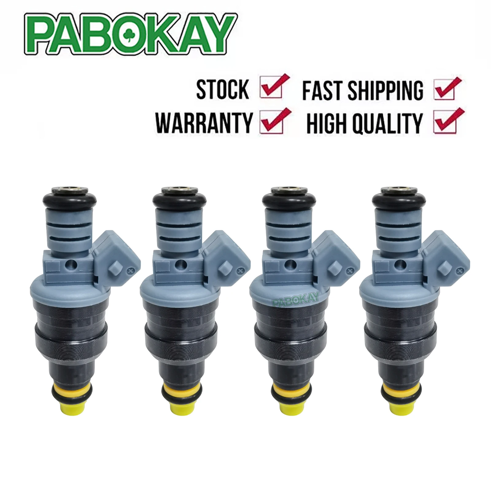 

4 pieces X New High Performance Low Impedance 1600cc 152lb/hr Fuel Injectors 0280150842 0280150846