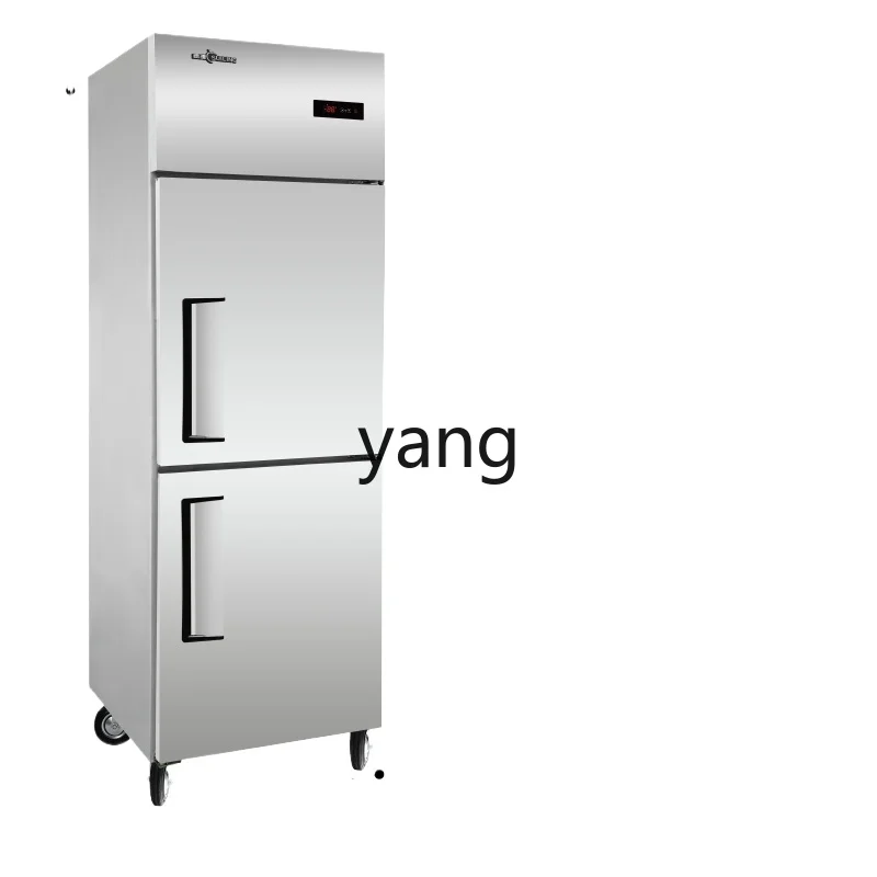 L'm Four-Door Refrigerator Commercial Vertical Copper Tube Stainless Steel Kitchen Double Temperature Refrigeration