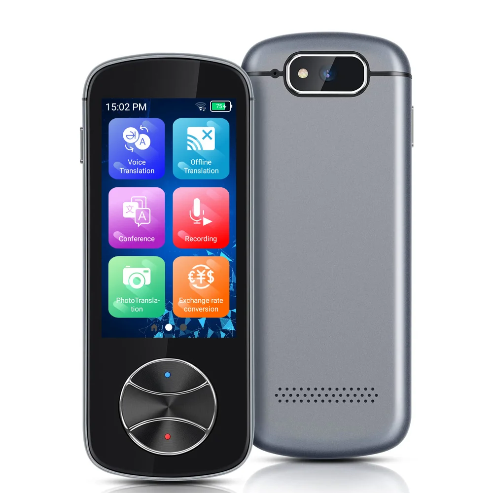 

NEW V10 Portable Language Translator 128 Languages Two-Way Real-Time WiFi/Offline Recording/Photo Translatio Language Translator