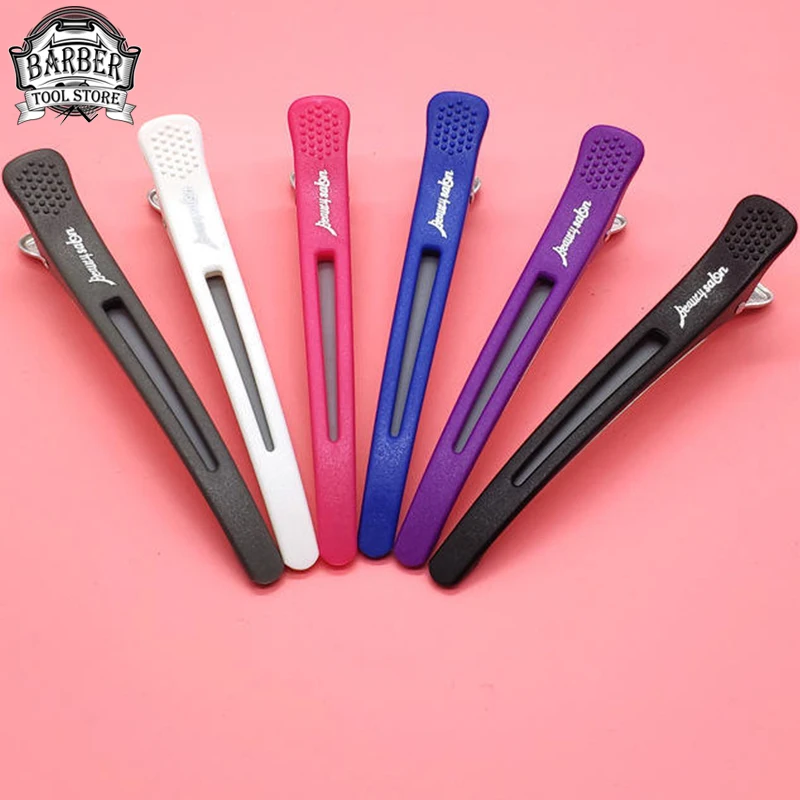 6PCS Hairdressing Professional Salon Hair Extension Clips Hairdressers Non-marking Hair Clips Hairdressers Styling Accessories hair clips hair accessories