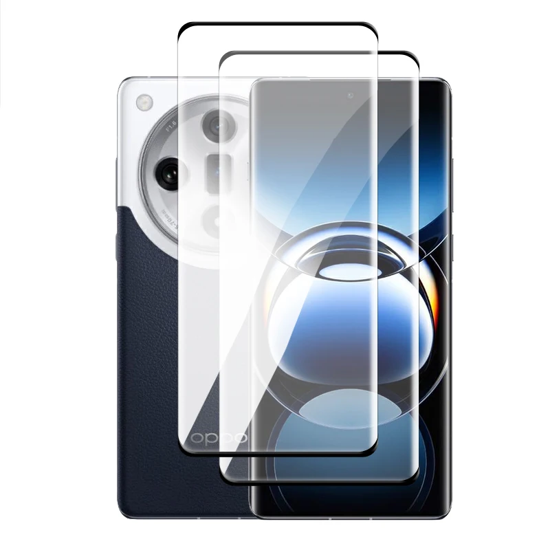 Premium 3D Full Cover Curved Screen Protector and Lens Film, Tempered Glass