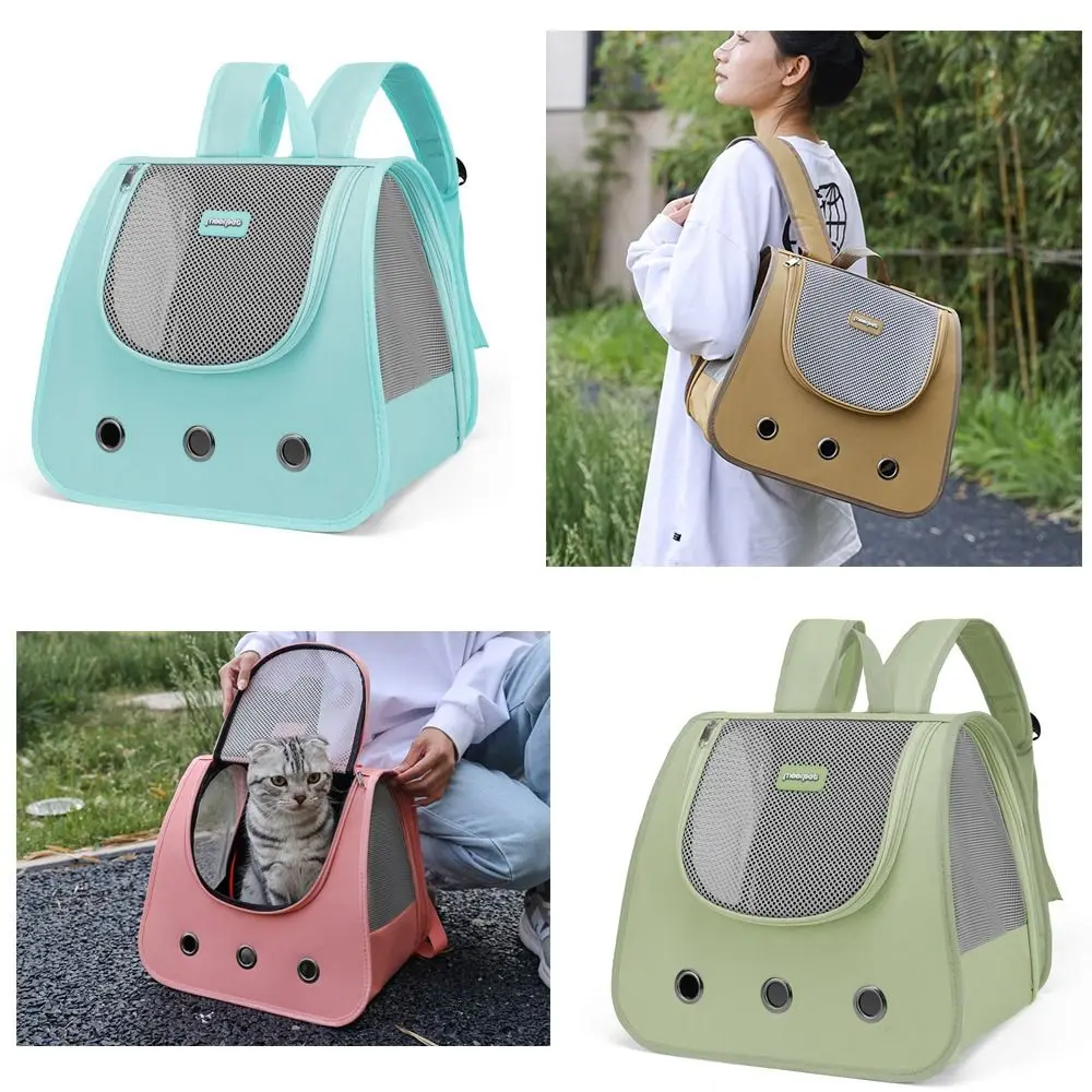 

Mesh Pet Carrying Bag Portable Breathable Pet Carrying Cats Handbag Large Space Pet Backpack Bags Travel