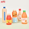 Children Pretend Play Wooden Milk Drink Set Kitchen Food Toys Montessori Learning Educational Kids Simulation Imitation Game 5
