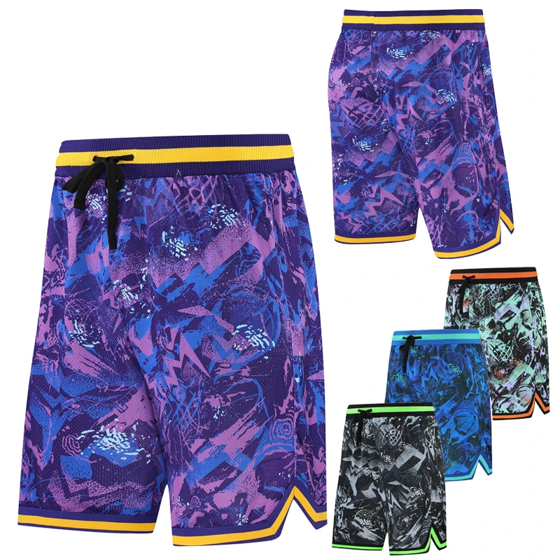 Basketball Pockets Shorts Outdoor Men Sporting Beaching Bottoms 3D Print Traning Bodybuilding Breathable Gym Running Short basketball shorts,running shorts