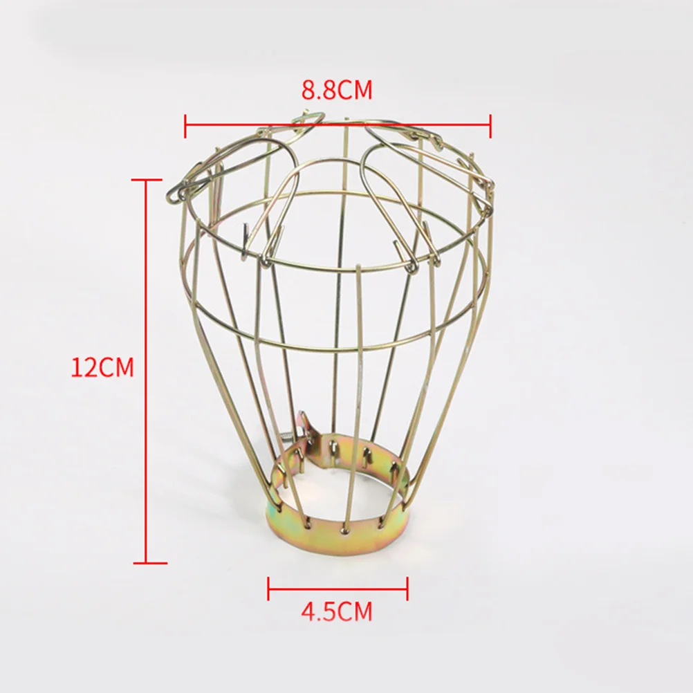 Vintage Iron Reptile Pet Heat Lamp Cover Lamp Shade Cover Anti Scald Heating Light Bulb Safety Mesh Guard Cage 5