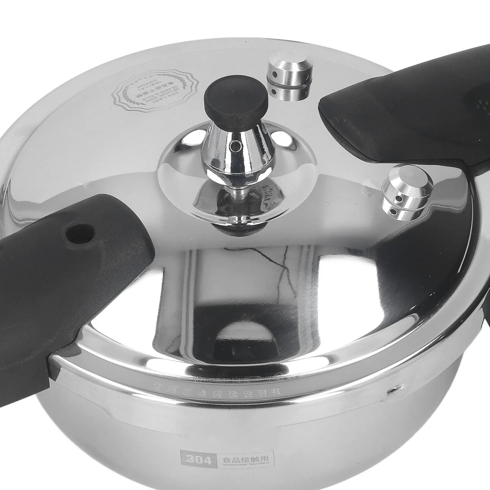 1.8L Pressure Cooker Healthy Versatile Scratch Resistance 1.8L Pressure Cooker High Hardness for Gas Stove for Pressed Oysters 5