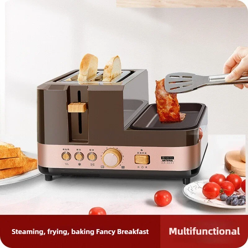 Toaster Breakfast Maker Cooking Multifunctional Household kitchen 4-in-1 Toaster Commercial Sandwich Maker