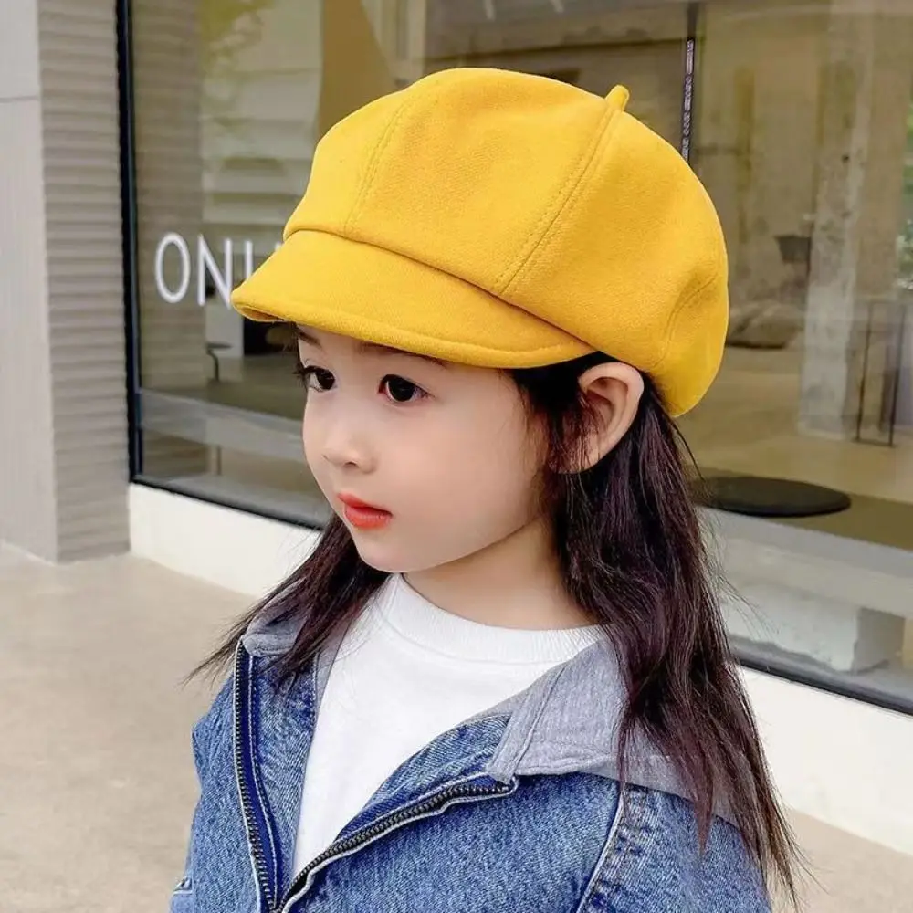 Woolen Baby Beret Hat for Kids Autumn Winter