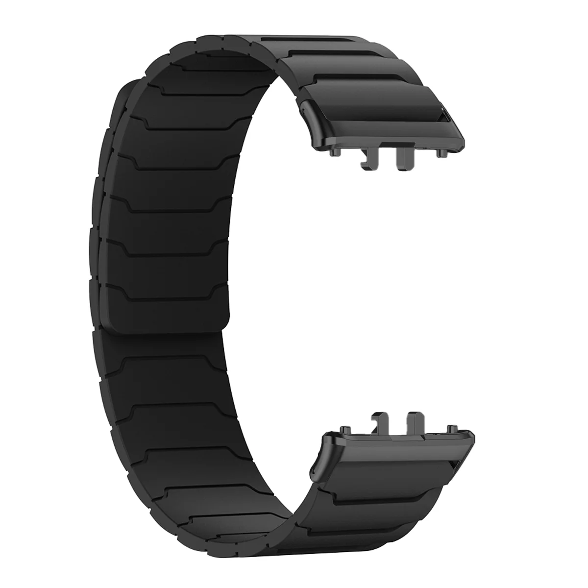 Magnetic Silicone Adjustable Strap for Smart Bracelet Wristbands