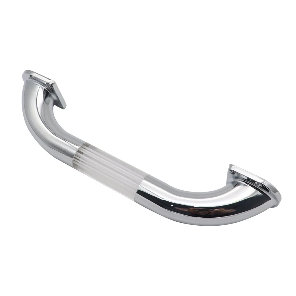 12V LED RV Entry Door Grab Handle Blue Lighted Assist Bar 300 Lbs Capacity Waterproof Motorhome Accessories