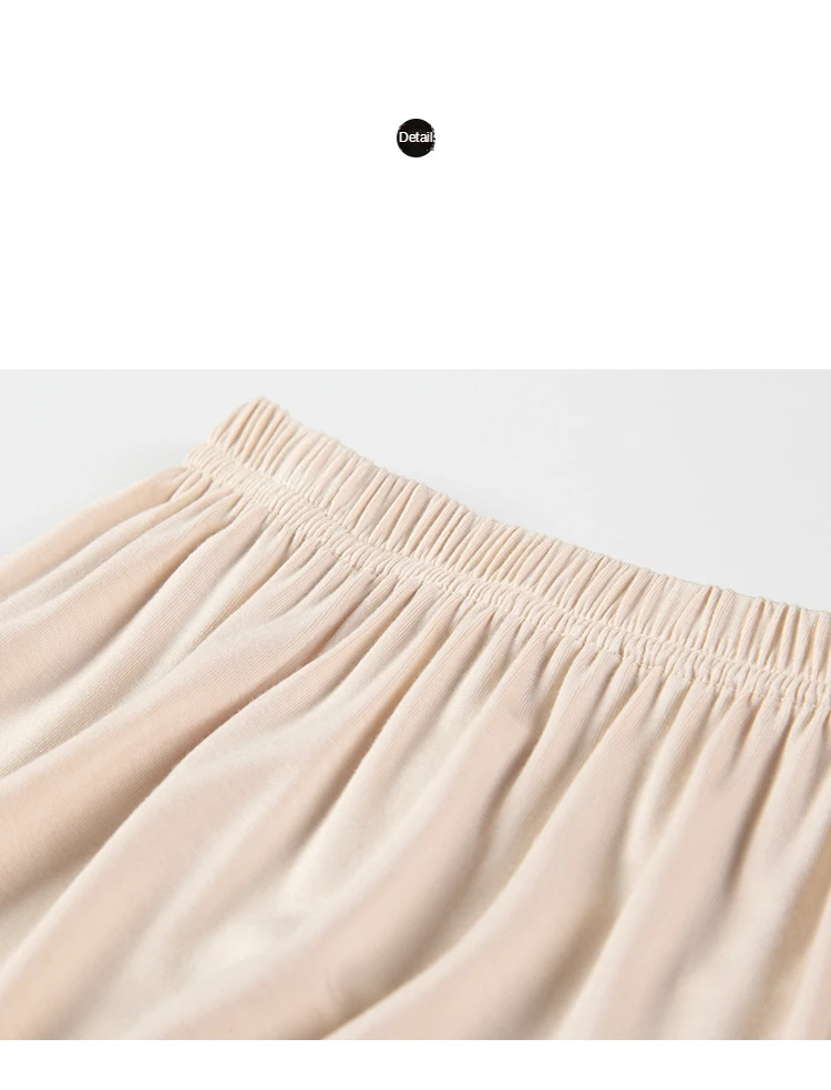 Pant Liner Slip Leggings Women's Summer Bottoming Safety Pants Basic Loose Anti Transparent Modal Wear Non Curling Undershorts