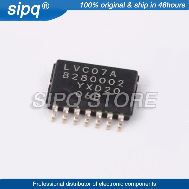 

100PCS/LOT 74LVC07APW,118 74LVC07APW 32mA 1 1.2V~5.5V TSSOP-14 Buffer/Driver/Transceiver NEW Original