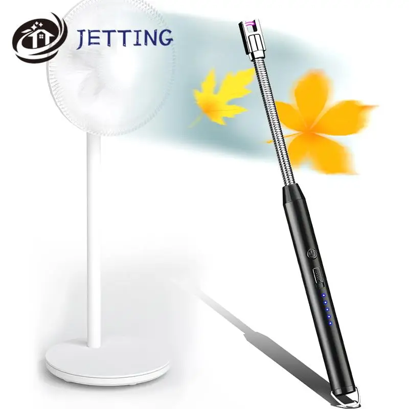 360&deg; Electric Arc BBQ Lighter USB Windproof Flameless Plasma Ignition Long Gas Lighter For Candle Gas Stove Kitchen Tool bbq lighter,electric arc igniter